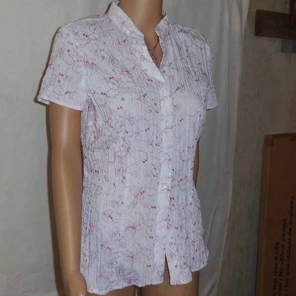 Fred David Short Sleeve Blouse - Picture 3 of 6